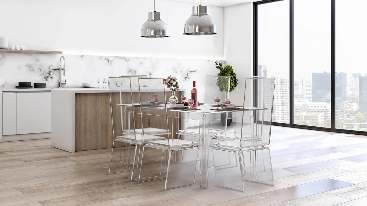 Classic Acrylic Dining Set: The Perfect Blend of Style and Functionality - Stauber Furnishings