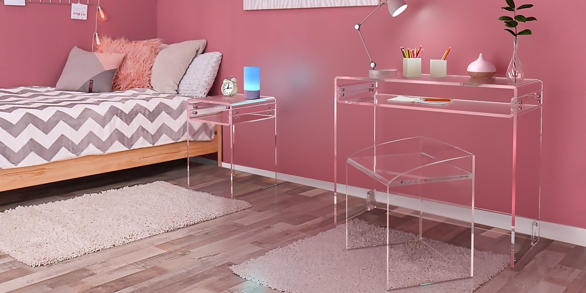 Enhance Your Bedroom Décor with Clear Acrylic Furniture: A Guide to Modern and Versatile Designs - Stauber Furnishings