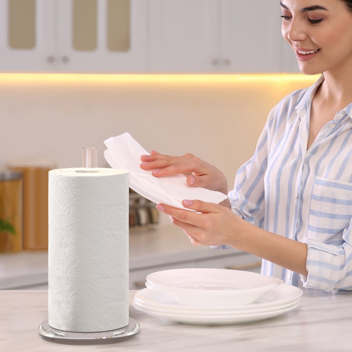 Acrylic Paper Towel Holder - Stauber Furnishings