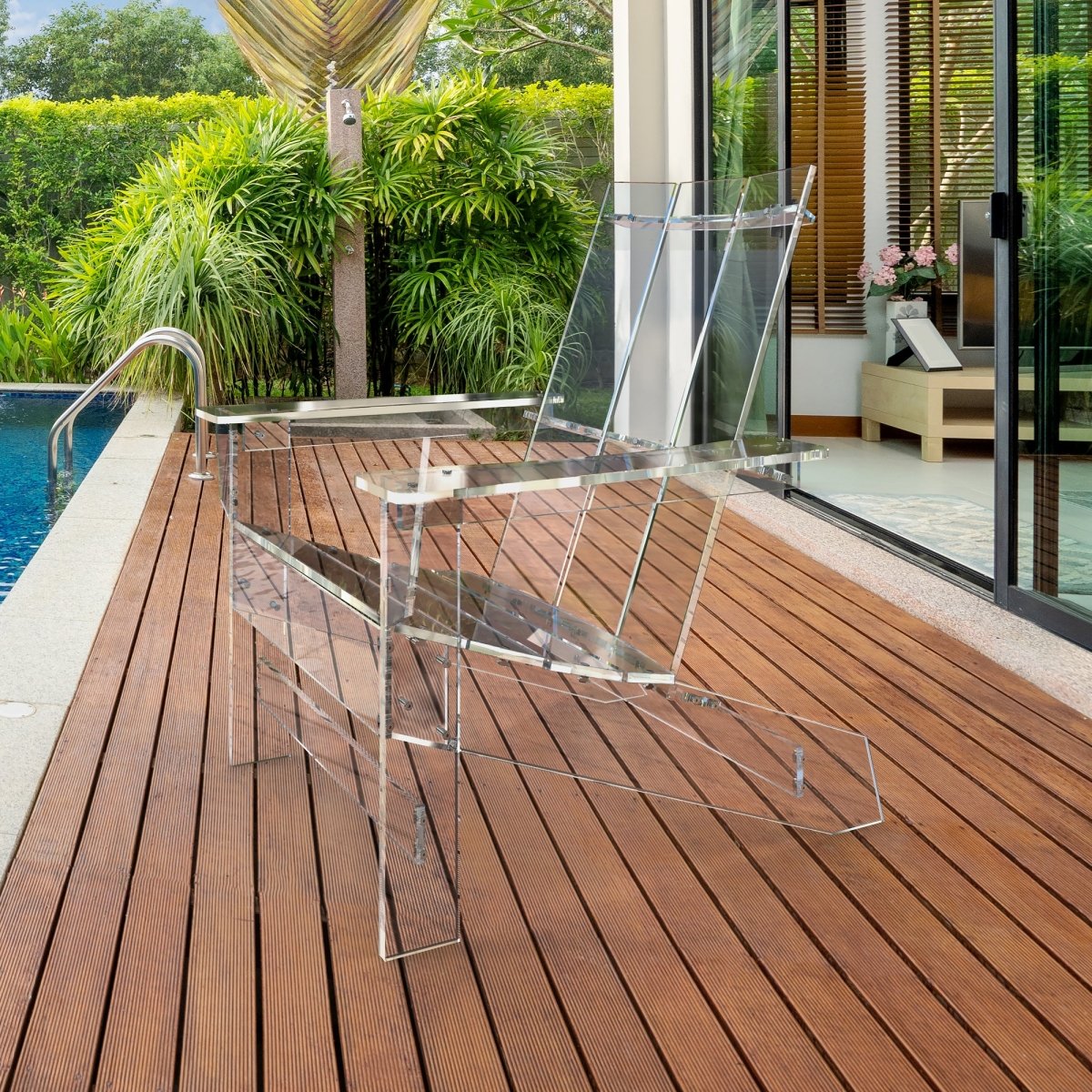 Adirondack Clear Acrylic Chair - Stauber Furnishings