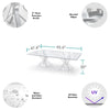Arctic Clear Dining Table - Stauber Furnishings