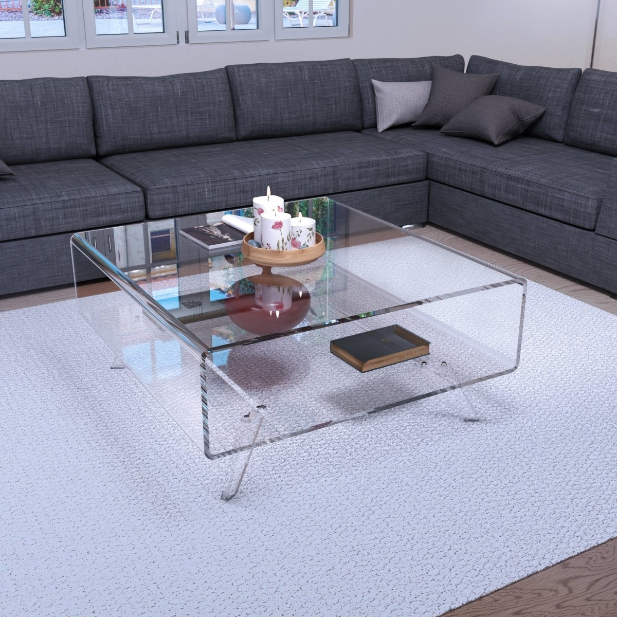 Modernize Your Living Space with Clear Acrylic Coffee Tables - Shop Now ...