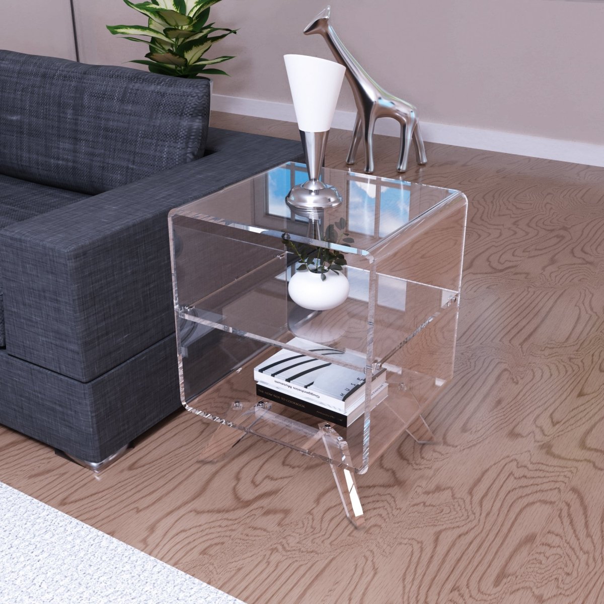 Atomic Side Table - Stauber Furnishings