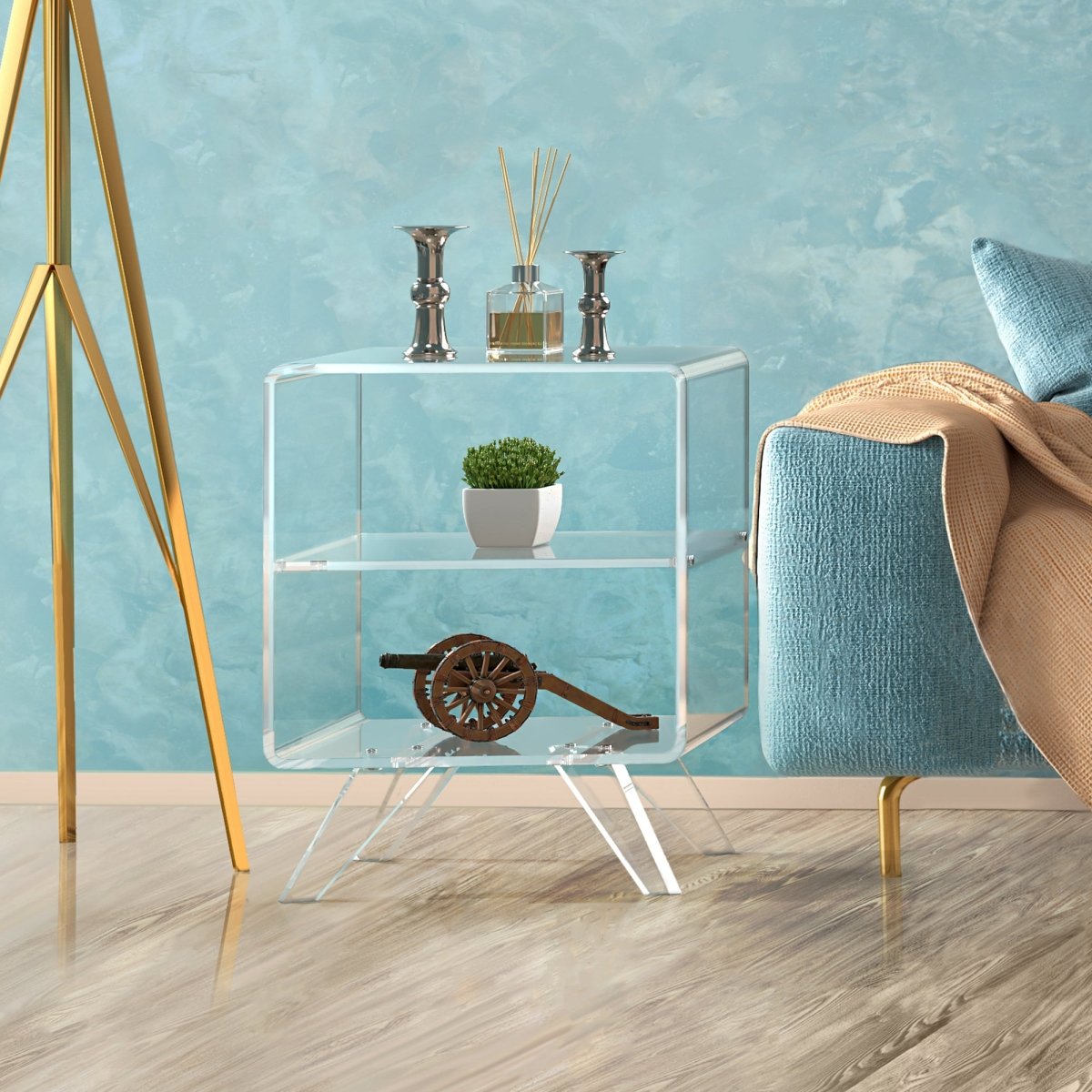 Atomic Side Table - Stauber Furnishings