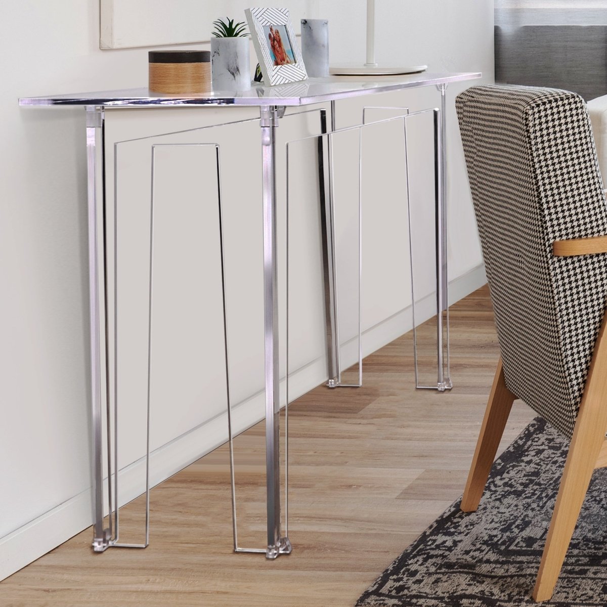 Classic Console in Clear Acrylic - Add Elegance to Your Space – Stauber ...