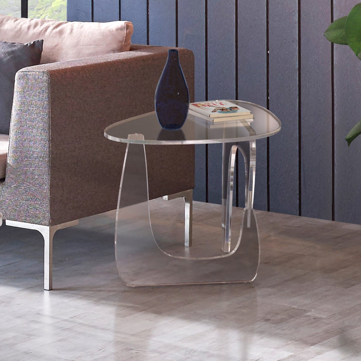 Clear Acrylic Noguchi End Table - Stauber Furnishings