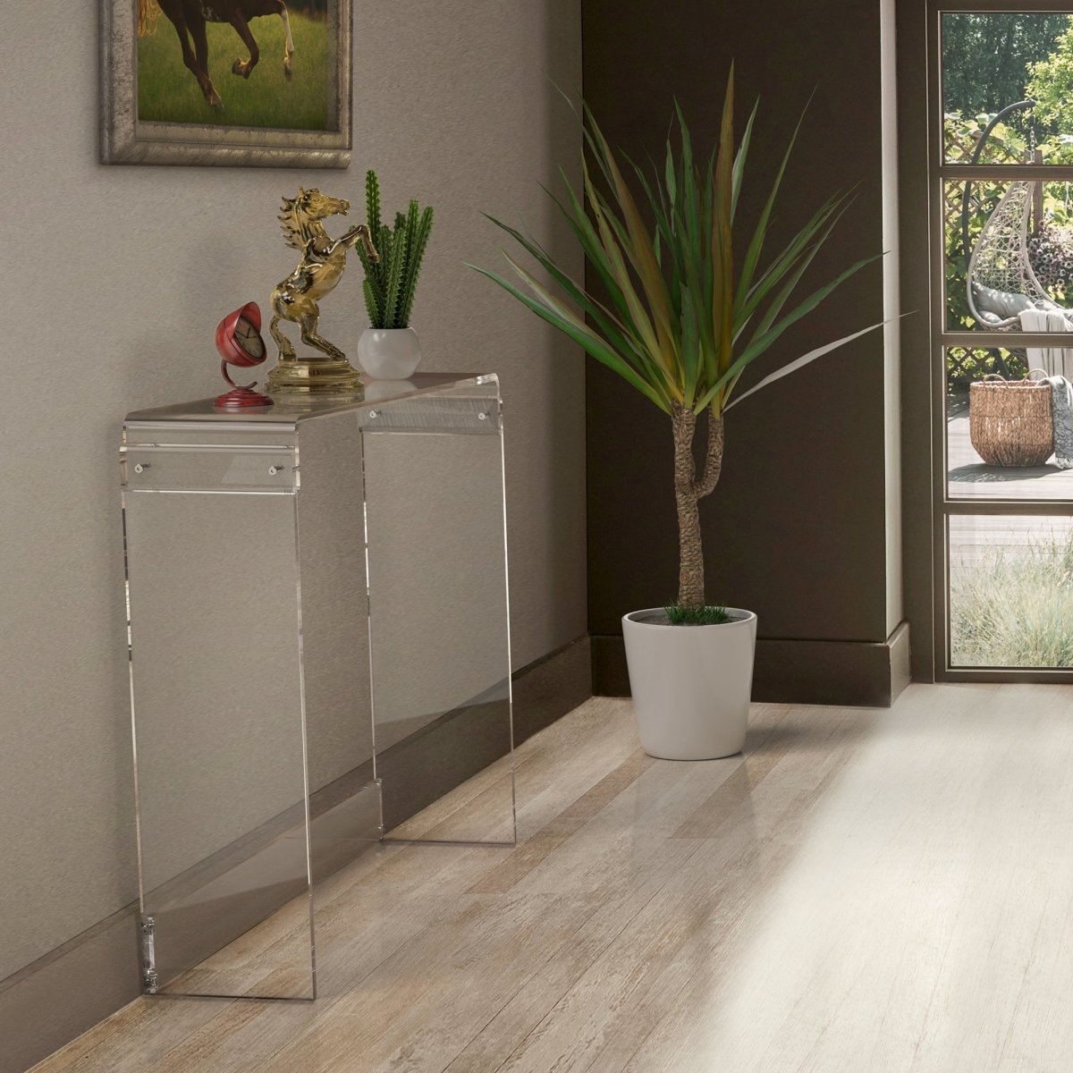 Upgrade Your Home Décor with Clear Acrylic Console Furniture - Shop Now ...