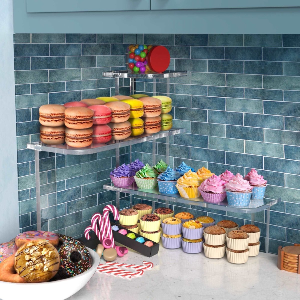 Countertop Corner Shelf Organizer - Stauber Furnishings