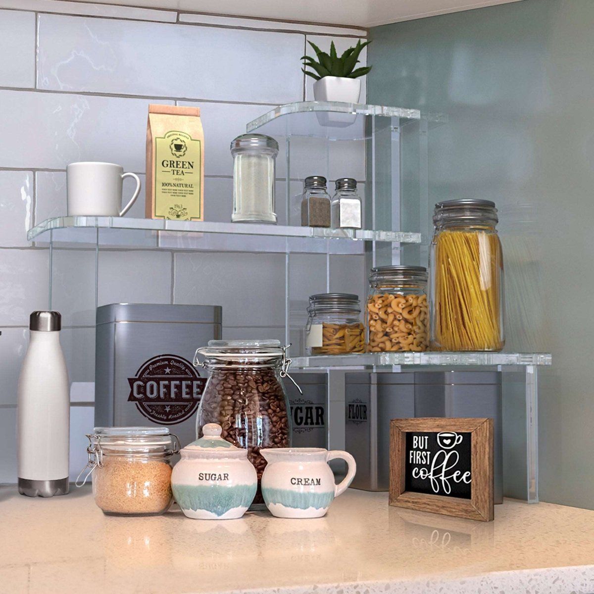 Countertop Corner Shelf Organizer - Stauber Furnishings