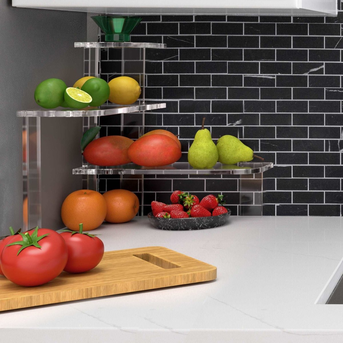 Countertop Corner Shelf Organizer - Stauber Furnishings