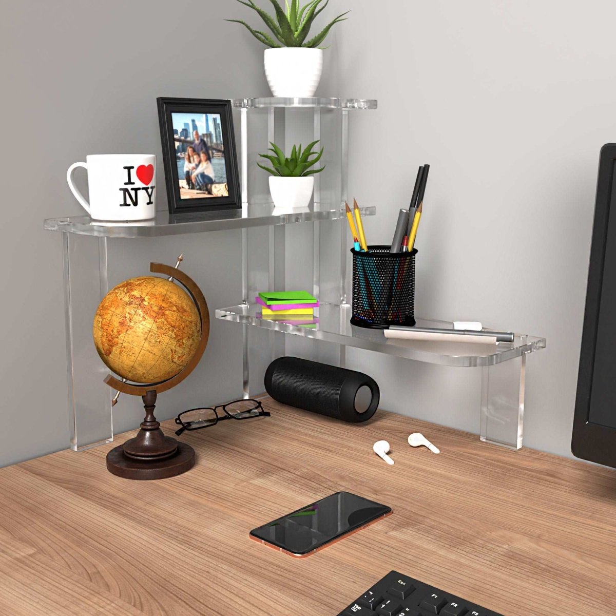 Countertop Corner Shelf Organizer - Stauber Furnishings