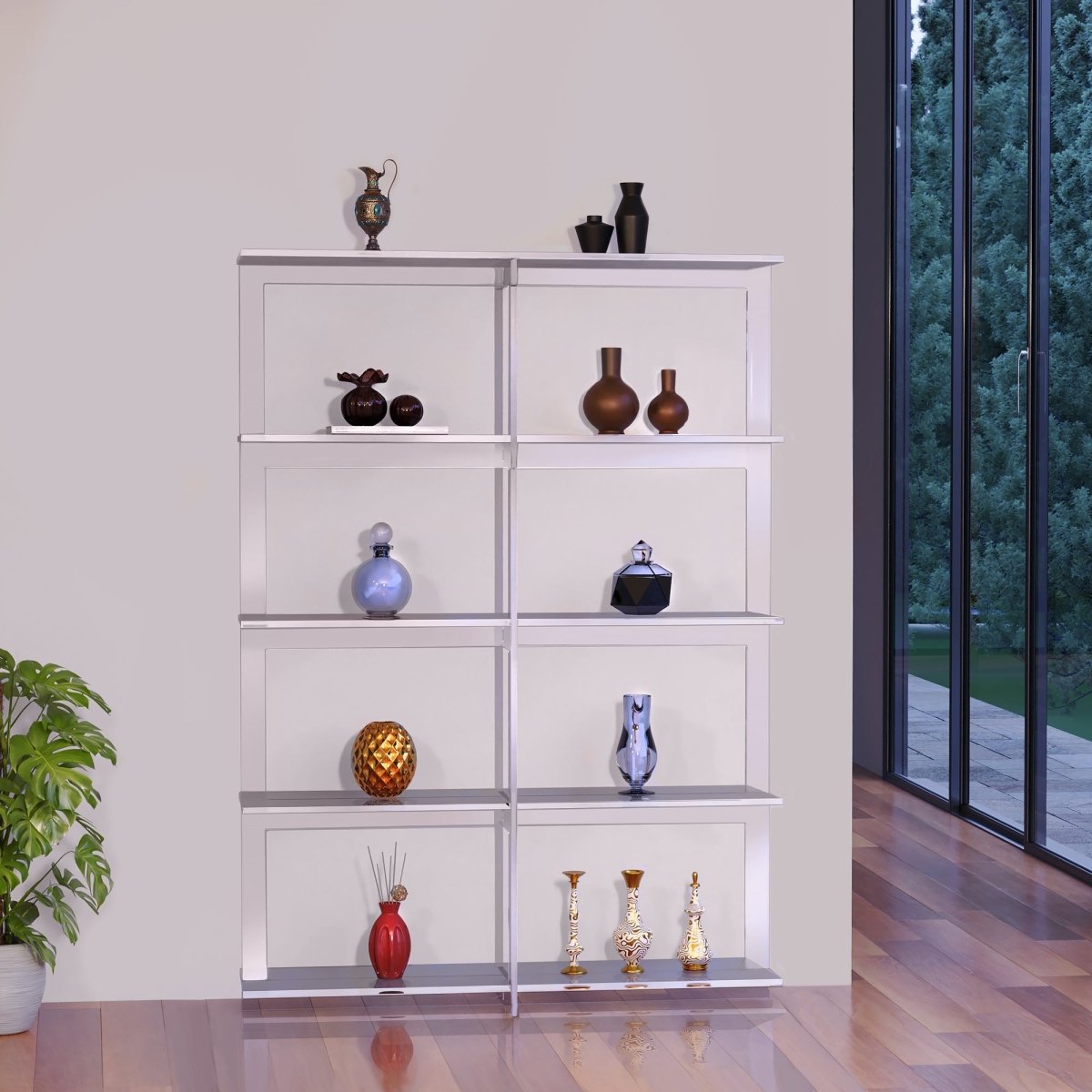 Crystal Vista Etagere - Stauber Furnishings