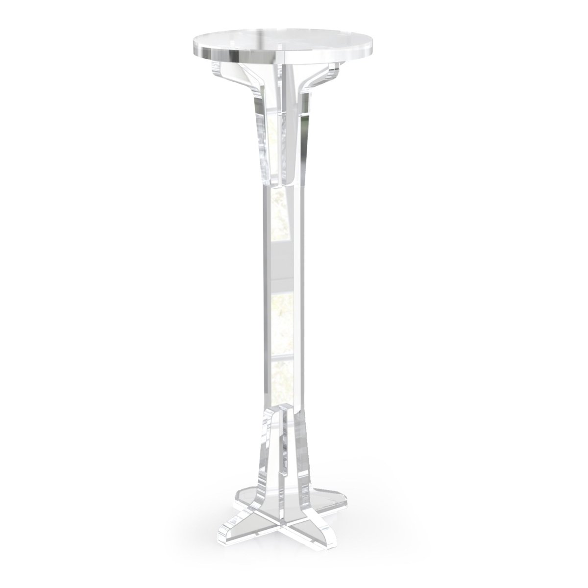 Divine Clear Acrylic Pedestal - Stauber Furnishings