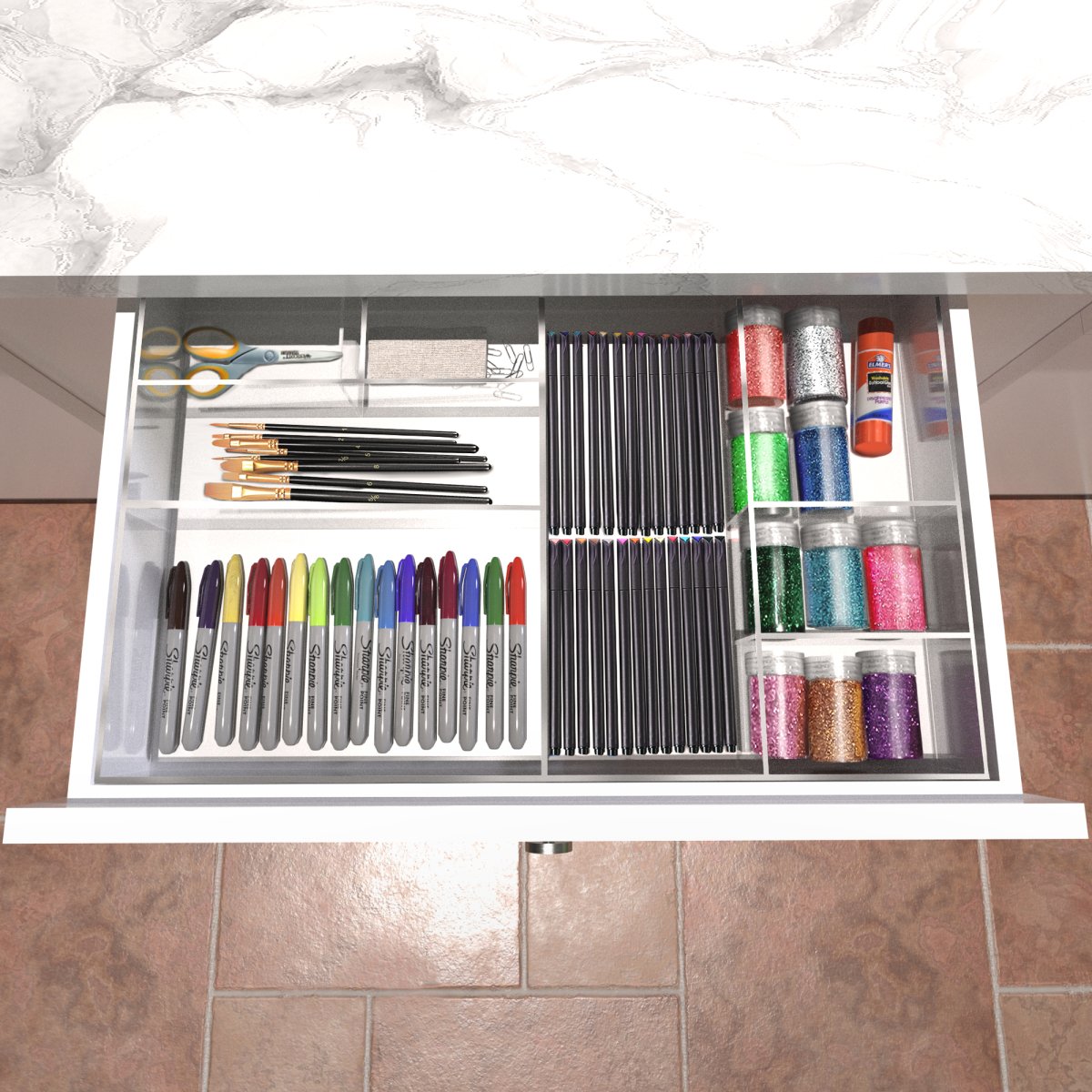 Order Drawer Maximize Your Space with Clear Acrylic Custom Drawer Organizers - Order ...