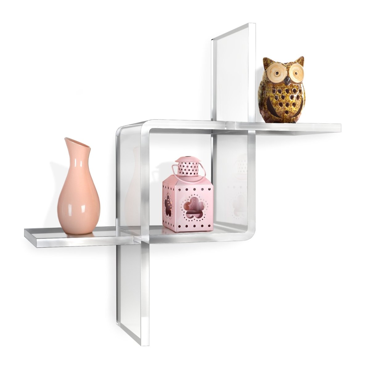 Intersecting Floating Shelf - Stauber Furnishings