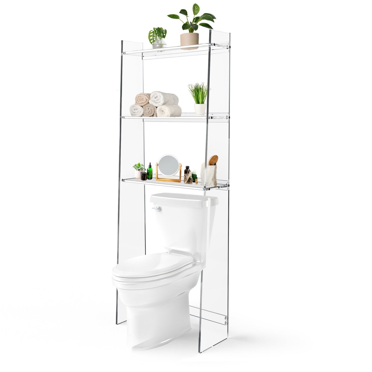 Over the Toilet Storage Slanted - Stauber Furnishings