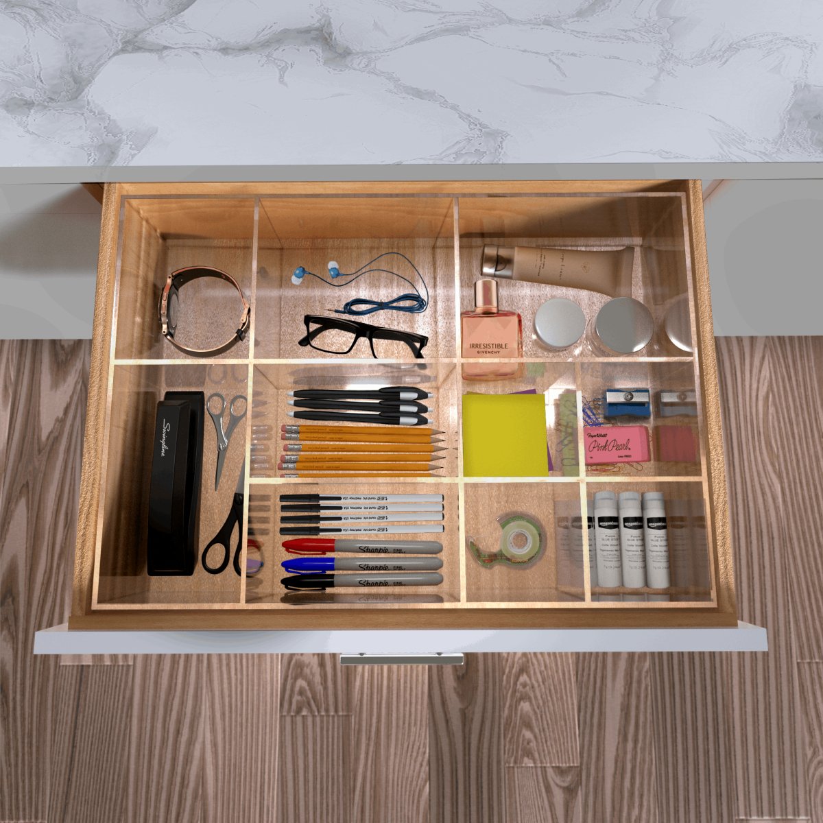 Clear Acrylic Drawer Organizer