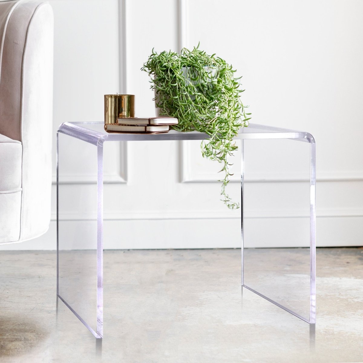 Add a Touch of Elegance to Your Living Space with Clear Acrylic End ...