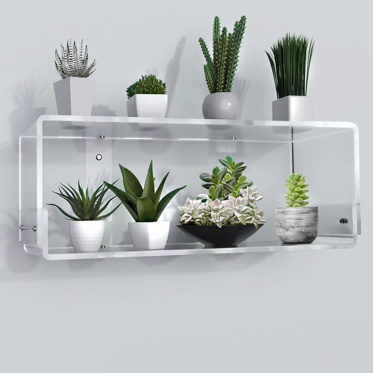 Waterfall Floating Box Shelf - Stauber Furnishings