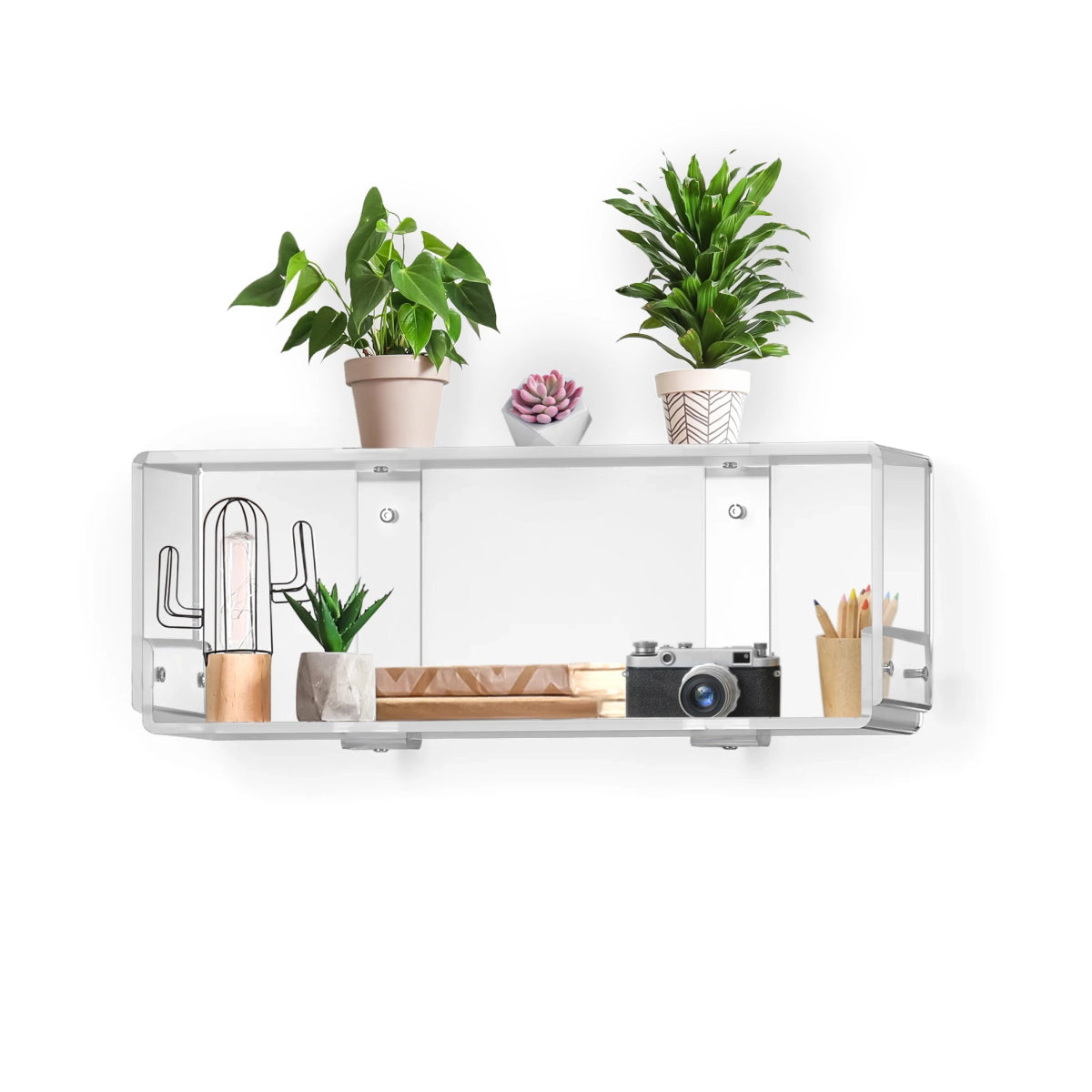 Waterfall Floating Box Shelf - Stauber Furnishings