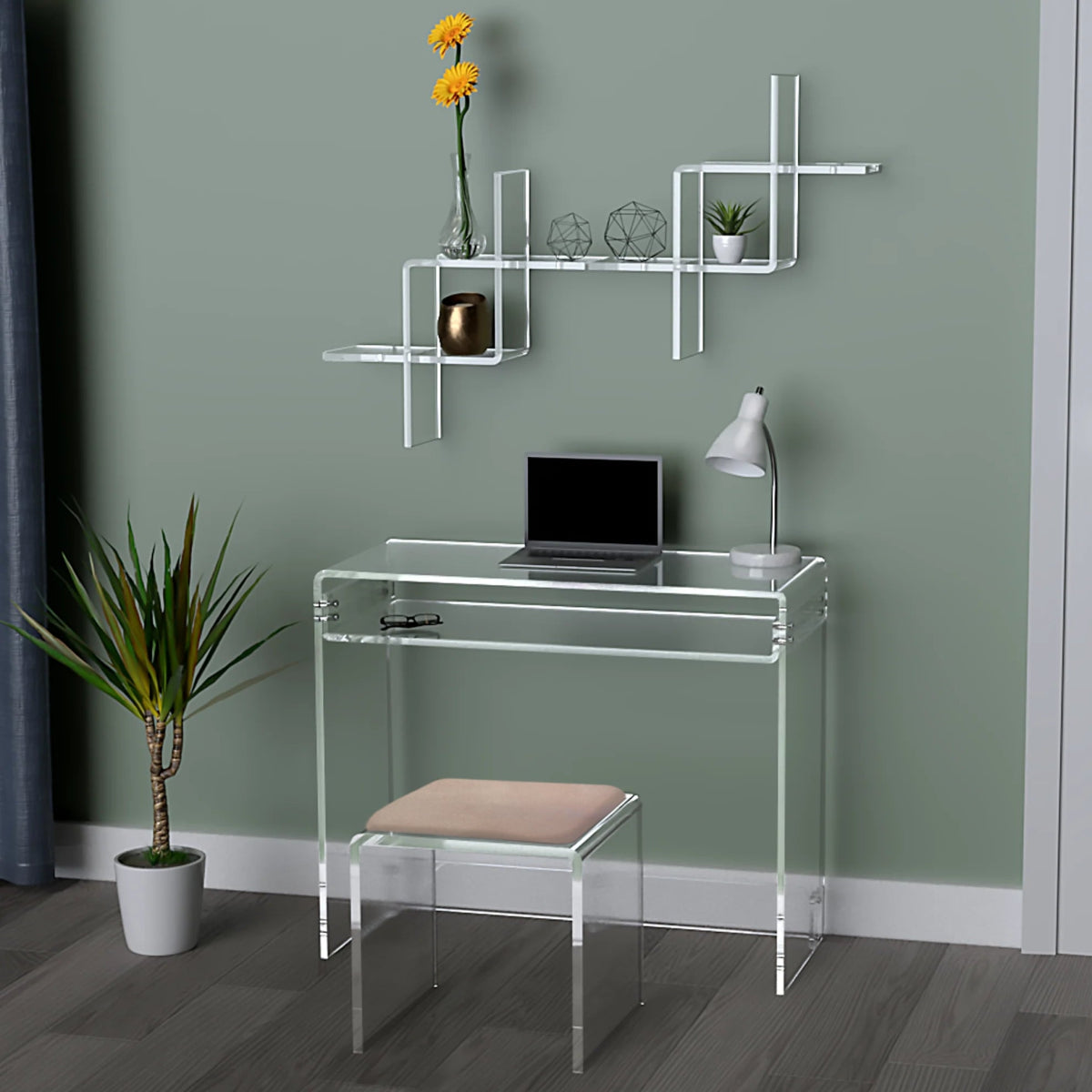 Waterfall Stool - Stauber Furnishings